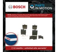Brake Pads Set fits MERCEDES E320 W210 Rear 3.2 3.2D 95 to 02 Bosch A0024205220