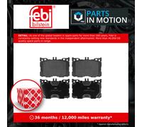 Brake pads Front Axle 116428 FEBI BILSTEIN for MERCEDES-BENZ C-CLASS GLC E-CLASS