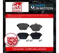 FEBI 171001 BRAKE PAD SET DISC BRAKE Rear