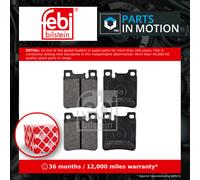Brake Pads Set fits MERCEDES E200 S210 2.0 Rear 96 to 03 A0024200520 A0024201620