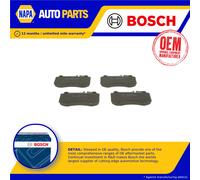 Bosch Brake Pad Set Front Low-Metallic 141.7mm Anti-Squeak Plate 0986494405