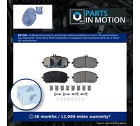 Brake Pads Set fits MERCEDES EQA250 H243 Front 2021 on EM780.200 Blue Print New