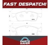 Brake Pads Set fits MERCEDES GL350 X166 3.0D Front 12 to 15 OM642.826 Brembo New