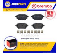 Brake Pads Set fits MERCEDES GLB200 X247 1.3 Rear 2019 on M282.914 Brembo New