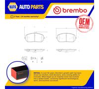 Brake Pads Set fits MERCEDES GLB35 AMG X247 2.0 Front 2019 on M260.920 Brembo
