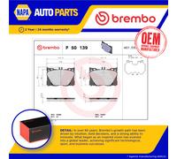 Brake Pads Set fits MERCEDES GLC400 X253 2.9D Front 19 to 22 OM656.929 Brembo