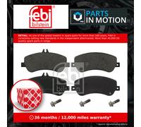 Brake pads Front Axle 16808 FEBI BILSTEIN for MERCEDES-BENZ E-CLASS Coupe