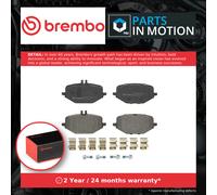 Brake Pads Set fits MERCEDES GLS350D X167 2.9D Rear 2019 on OM656.929 Brembo New