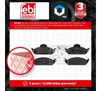 Brake Pads Set fits MERCEDES ML430 W163 4.3 Front 98 to 05 M113.942 A1634200020