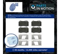 Brake Pads Set fits MERCEDES E220 2.1D Front 02 to 09 Blue Print A0034200520 New
