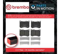 Brake Pads Set fits MERCEDES S350 222, W222 3.0D Front 2013 on Brembo 0004201006