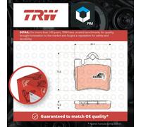 TRW GDB1455 Brake pad set
