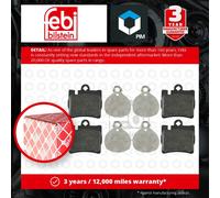 NEW BRAKE PAD SET DISC BRAKE FOR MERCEDES BENZ S CLASS W220 FEBI BILSTEIN T1175
