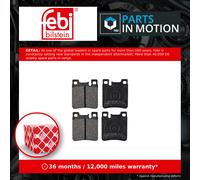 Brake Pads Set fits MERCEDES SL320 R129 3.2 Rear 93 to 01 A0024200520 Febi New