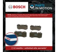 Brake Pads Set fits MERCEDES 280 R230 3.0 Front 08 to 09 M272.949 Genuine Bosch