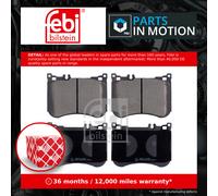 febi bilstein 116230 Brake Pad Set, 1 unit