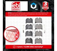 Brake Pads Set fits MERCEDES SL55 AMG R230 5.5 Front 02 to 12 M113.992 Febi New
