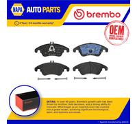 Brake Pads Set fits MERCEDES SLC180 R172 1.6 Front 2016 on M274.910 Brembo New