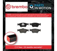 Brake Pads Set fits MERCEDES SLK230 R170 2.3 Front 96 to 04 Brembo 0024204420