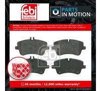 Brake pads Front Axle 16378 FEBI BILSTEIN for MERCEDES-BENZ C-CLASS T-Model CLK