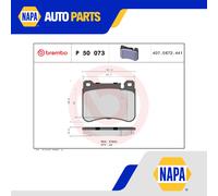 Brake Pads Set fits MERCEDES SLK300 R171 3.0 Front 09 to 11 M272.942 Brembo New