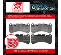 Brake Pads Set fits MERCEDES SLK55 AMG R171 5.5 Front 04 to 11 M113.989 Febi New