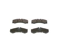 Bosch Brake Pad Set Front Rear Low-Metallic 164.9mm Anti-Squeak Plate 0986424832