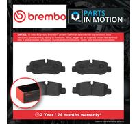 Brake Pads Set fits MERCEDES V220CDI W447 2.2D Rear 2015 on OM651.950 Brembo New