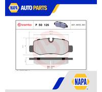Brake Pads Set fits MERCEDES V250 W447 2.2D Rear 2014 on OM651.950 Brembo New