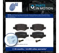 Brake Pads Set fits MERCEDES VANEO 414 1.7D Rear 02 to 05 OM668.914 Blue Print