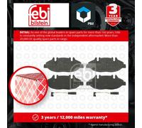Brake Pads Set fits MERCEDES VIANO W639 2.0D Front 2003 on OM646.982 A0004216110