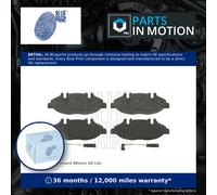 Brake Pads Set fits MERCEDES VITO W639 3.2 Front 2003 on M112.951 Blue Print New