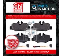Brake Pads Set Rear 16535 Febi A0004216210 A0014211010 A0034208120 A0064202120