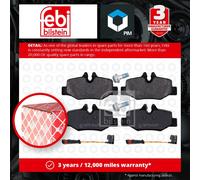 Brake Pads Set Rear 16535 Febi A0004216210 A0014211010 A0034208120 A0064202120
