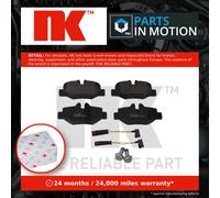 Brake Pads Set fits MERCEDES VITO W639 Rear 12 to 14 NK 0004216210 0014211010