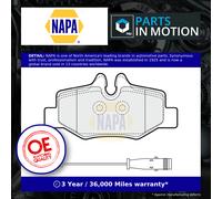 Brake Pads Set fits MERCEDES VITO W639 3.7 Rear 04 to 08 M112.976 NAPA Quality