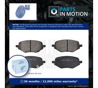 Brake Pads Set fits MG MG HS 1.5 Rear 2018 on 15E4E Blue Print 10634449 Quality