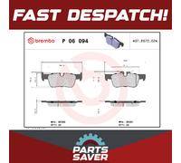 Brake Pads Set fits MINI CLUBMAN COOPER F54 1.5 Rear 2014 on Brembo 34201543683