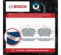 Genuine BOSCH Front Brake Pad Set for BMW X2 xDrive 18d 2.0 (03/2018-Present)