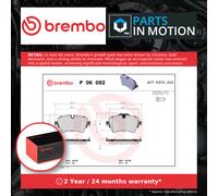 Brake Pads Set fits MINI CONVERTIBLE COOPER F57 2.0D Front 2015 on Brembo New