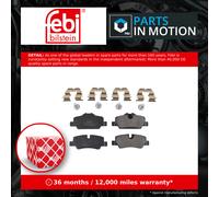 Brake Pads Set fits MINI COOPER F55, F56 2.0 Rear 2013 on B46A20A 34216861641