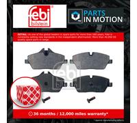 FEBI BILSTEIN Brake Pad Set 16786 - Front Axle Disc Brake for MINI, Clubman, Coupe