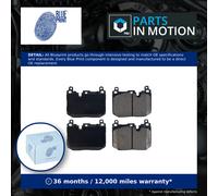Brake Pads Set fits MINI COOPER F56 2.0 Front 2015 on Blue Print 34106889266 New