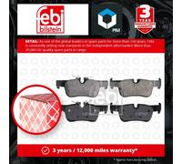 Febi Bilstein 16910 Disc Brake Brake Pad Set Fits BMW X1 sDrive 18 i sDrive 20 i