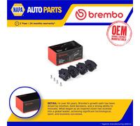 Brake Pads Set fits MINI MINI F54 2.0 Front 2014 on B48A20A Brembo 34106860019