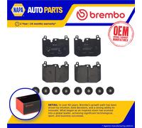 Brake Pads Set fits MINI MINI F54 2.0 Front 2014 on B48A20A Brembo 34106860020