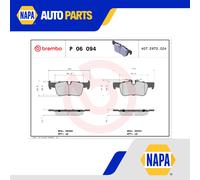 Brake Pads Set fits MINI MINI F54 2.0 Rear 2014 on B48A20A Brembo 34201543683