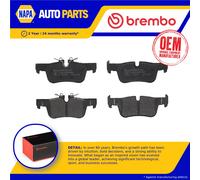 Brake Pads Set fits MINI MINI F54 2.0 Rear 2014 on B48A20A Brembo 34201543683