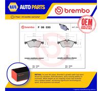 Brake Pads Set fits MINI ONE 1.4D Front 03 to 06 Brembo 34111503076 34112167233