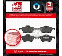 Brake Pads Set fits MINI COOPER 1.6 Front 01 to 06 34111503076 34116761287 Febi